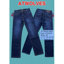 Джинси чоловічі AT6303 blue р.32-38 "God Baron" недорого оптом від прямого постачальника