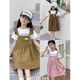 Фотография Сарафан детский лёгкий на девочку 6508 pink р.100-140 "Farbique" недорого оптом от прямого поставщика