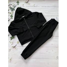 Костюм дитячий спортивний на дівчинку 1013 black р.128-146 "Marimaks" недорого оптом від прямого постачальника