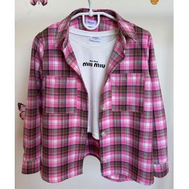 Фотография Рубашка детская на девочку 8529 pink-brown р.122-152 "Moda school" недорого оптом от прямого поставщика