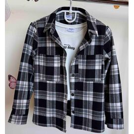 Фотография Рубашка детская на девочку 8529 black р.122-152 "Moda school" недорого оптом от прямого поставщика