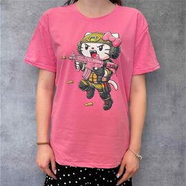 футболка жіноча 935 pink р.M-3XL "Madoka" недорого оптом від прямого постачальника