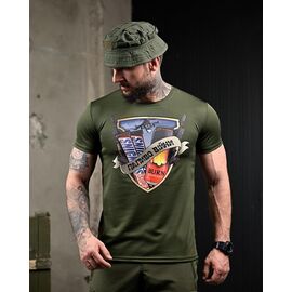 Футболка чоловіча 954 khaki р.M-3XL "Madoka" недорого оптом від прямого постачальника