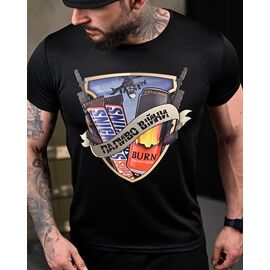 Футболка чоловіча 957 black р.M-3XL "Madoka" недорого оптом від прямого постачальника