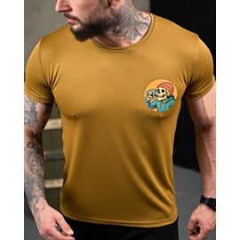 Футболка чоловіча 959 koyot р.M-3XL "Madoka" недорого оптом від прямого постачальника