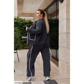 Костюм жіночий брючний великі розміри р.50-52;54-56;58-60;62-64 (6кол.) "LETTI" купити недорого від прямого постачальника