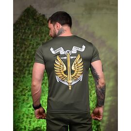 Футболка чоловіча 1029 khaki р.M-3XL "Madoka" недорого оптом від прямого постачальника