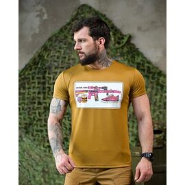 Футболка чоловіча 1055 koyot р.M-3XL "Madoka" недорого оптом від прямого постачальника