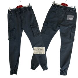 Джинси чоловічі RS249DT-2 blue р.30-38 "God Baron" недорого оптом від прямого постачальника