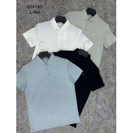 Фотография Футболка-поло мужская, размеры L-4XL(4цв) "PROSTOMEN"недорого от прямого поставщика