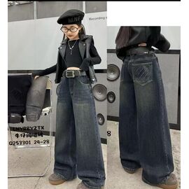 Джинси дитячі на дівчинку 253301 navy р.24-28 "Major" недорого оптом від прямого постачальника