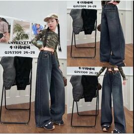 Фотография Джинсы детские на девочку 253309 navy р.24-28 "Major" недорого оптом от прямого поставщика