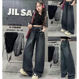 Джинси дитячі на дівчинку 256601 grey р.26-30 "Major" недорого оптом від прямого постачальника