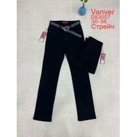 Джинси жіночі D82057 black р.30-36 "Vanver" недорого оптом від прямого постачальника