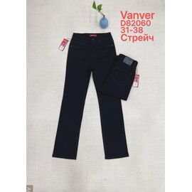 Джинси жіночі D82060 black р.31-38 "Vanver" недорого оптом від прямого постачальника