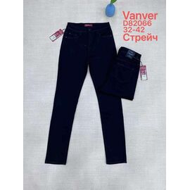 Фотография Джинсы женские D82066 black р.32-42 "Vanver" недорого оптом от прямого поставщика