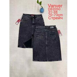 Фотография Юбка женская D82050 black р.31-38 "Vanver" недорого оптом от прямого поставщика