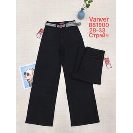 Джинси жіночі B81900 black р.28-33 "Vanver" недорого оптом від прямого постачальника