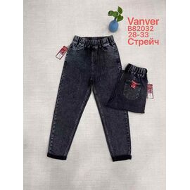 Джинси жіночі B82032 black р.28-33 "Vanver" недорого оптом від прямого постачальника