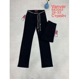 Джинси жіночі B82053 black р.28-33 "Vanver" недорого оптом від прямого постачальника