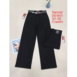 Джинси жіночі D81901 black р.30-36 "Vanver" недорого оптом від прямого постачальника