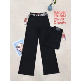 Фотография Джинсы женские F81883 black р.25-30 "Vanver" недорого оптом от прямого поставщика