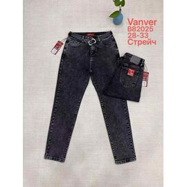 Фотография Джинсы женские F82025 black р.28-33 "Vanver" недорого оптом от прямого поставщика
