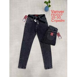 Фотография Джинсы женские F82027 black р.25-30 "Vanver" недорого оптом от прямого поставщика