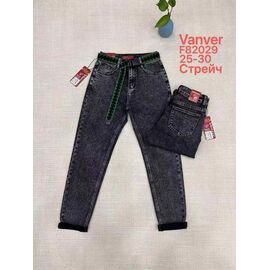 Фотография Джинсы женские F82029 black р.25-30 "Vanver" недорого оптом от прямого поставщика