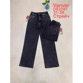 Фотография Джинсы женские D82081 black р.31-38 "Vanver" недорого оптом от прямого поставщика