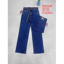 Фотография Джинсы женские D8230 blue р.30-36 "Vanver" недорого оптом от прямого поставщика