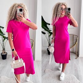 Сукня літня жіноча 2065 crimson р.42-50 "LINDA" недорого оптом від прямого постачальника