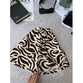 Фотография Шорты женские 9059-1 black-beige р.42-48 "LINDA" недорого оптом от прямого поставщика