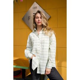 Фотография Рубашка женская 25097 white-green р.one size "Little Secret" недорого оптом от прямого поставщика