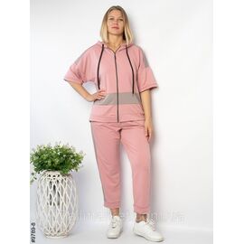 Спортивний костюм жіночий на блискавці двунитка батал 50,52,54,56 "NOWEMBER"