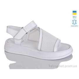 Фотография Босоножки женские летние Лето 108-1 білий к. (6 пар р.36-40) "Sali" недорого оптом от прямого поставщика