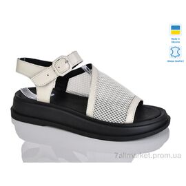 Фотография Босоножки женские летние Лето 108-1 беж к. (6 пар р.36-40) "Sali" недорого оптом от прямого поставщика