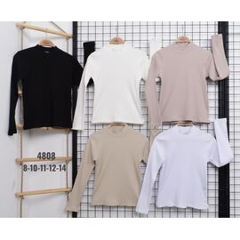 Фотография Свитер детский на девочку 4808 black р.8-14 "Meloria" недорого оптом от прямого поставщика