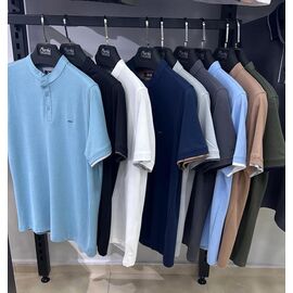 Фотография Футболка мужская 2005 l.blue-white р.M-2XL "Vip Stendo" недорого оптом от прямого поставщика