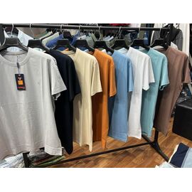 Фотография Футболка мужская 2100 brown р.3XL-6XL "Vip Stendo" недорого оптом от прямого поставщика