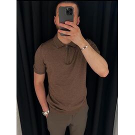 Фотография Футболка мужская 4001 brown р.M-2XL "Vip Stendo" недорого оптом от прямого поставщика