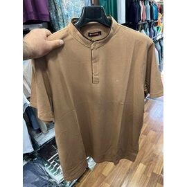 Фотография Футболка мужская 5526 brown р.3XL-6XL "Vip Stendo" недорого оптом от прямого поставщика