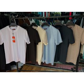 Фотография Футболка мужская 7517 black р.M-2XL "Vip Stendo" недорого оптом от прямого поставщика