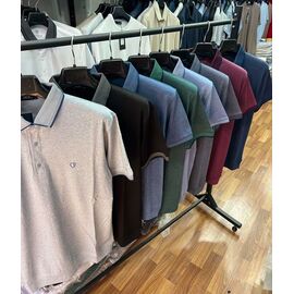 Фотография Футболка мужская 8003 blue р.M-2XL "Vip Stendo" недорого оптом от прямого поставщика