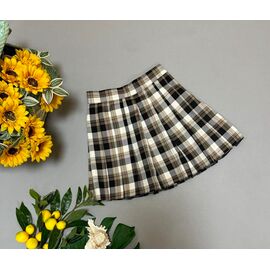 Фотография Юбка детская на девочку 695 khaki р.140-158 "Delfinka" недорого оптом от прямого поставщика