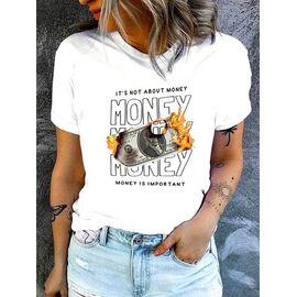 футболка жіноча 1066 white р.S-XL "Madoka" недорого оптом від прямого постачальника