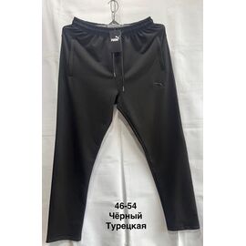 Штани спортивні чоловічі MH1072 black р.46-54 "WELL" недорого оптом від прямого постачальника