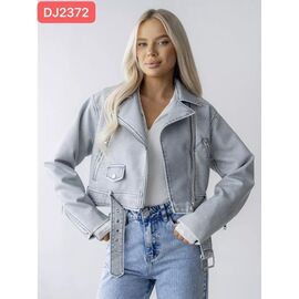 Куртка жіноча демісезонна 2372 l.blue р.S-XL "Dorimodes" недорого оптом від прямого постачальника