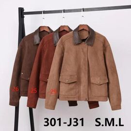 Куртка жіноча демісезонна 301-J31-25 camel р.S-L "Dorimodes" недорого оптом від прямого постачальника