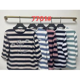 Светр жіночий 7701 navy-white р.50-56 "P.HEY" недорого оптом від прямого постачальника